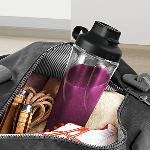 Bosch Smoothie ToGo-Flasche MMZBT01B, Zubehör, 600 ml, bruchsicher, robust, Trinkflasche mit Deckel, spülmaschinenfest, geschmacksneutral – Ansicht 5