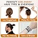 Hair Ties for Women - 20PCS Elastic No Damage Hair Bands, Braided Bracelet Ponytail Holders, Neutral Colors Boho Accessories