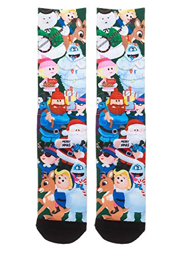 Rudolph the Red-Nosed Reindeer Sublimated Socks Standard