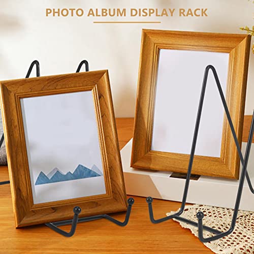 image for Bopfimer Black Metal Display Stands for Plate Stand Plate Holder Displ