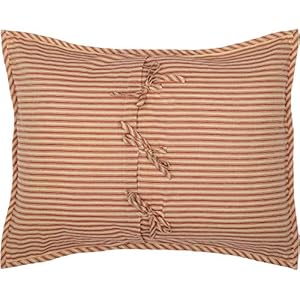 VHC Brands Rory Schoolhouse Red Standard Sham Set of 2 21x27 VHC Brands Rory Schoolhouse Red Standard Sham Set of 2 21×27