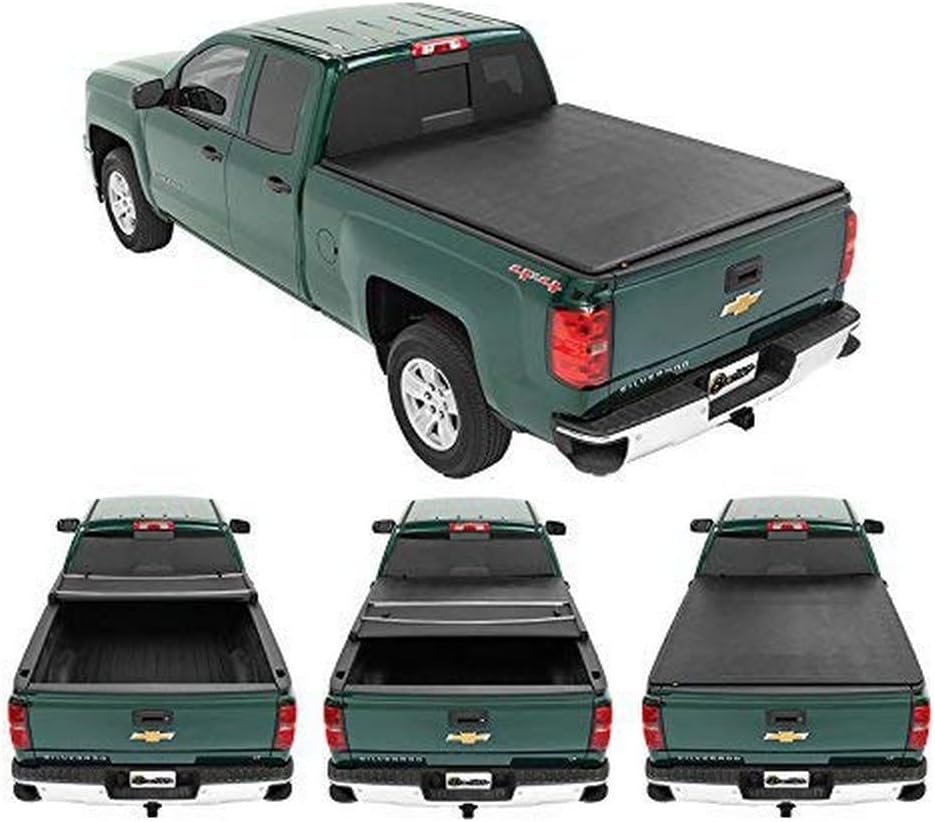 Bestop 1620501 EZFold Soft Tonneau Cover for 1999-2007 Chevy/GMC Silverado/Sierra Fleetside - 6.5 Ft Bed