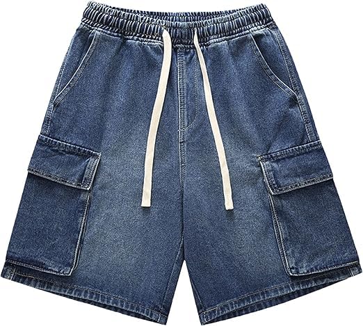 Maiyifu-GJ Shorts Jeans Casual Hombre Verano miniatura 1