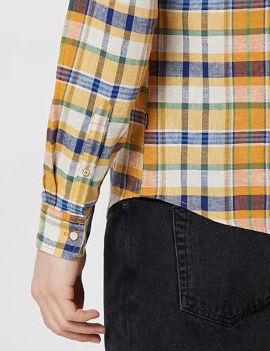 Image of Pepe Jeans Men's Regular Fit Full Sleeve Checkered Cotton Casual Shirt | Check Shirt for Man | Smart & Stylish | Multiple Styles | Mens Casual Shirts