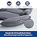 Innokids Head and Body Support Pillow Infant Car Seat Insert for Newborn to Toddler Stroller Cushion (Grey)