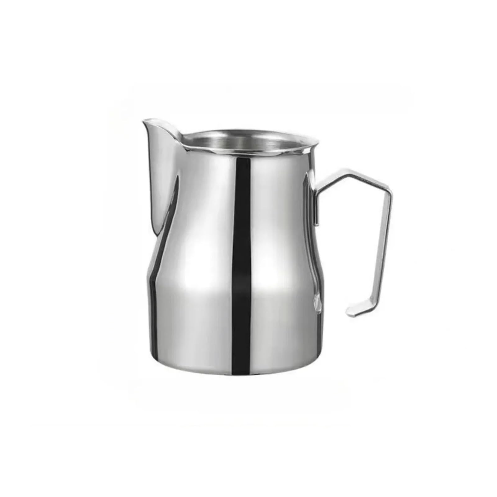 Picther for schiuma di caffè in acciaio inossidabile con manico, brocca for latte riutilizzabile for tazze for utensili da ufficio for bar