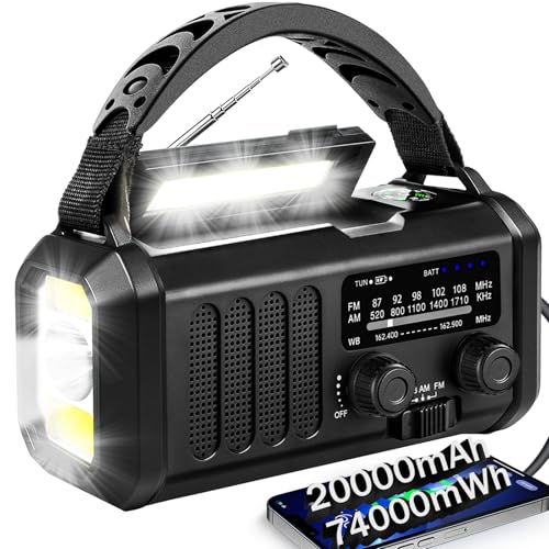 Emergency Solar Crank Radio