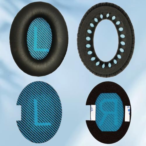Almohadillas de cuero protein para auriculares Bose, repuesto premium compatible con Bose QC15 QC25 QC2 Ae2 Ae2i Ae2w/SoundTrue y SoundLink Around-Ear miniatura 5