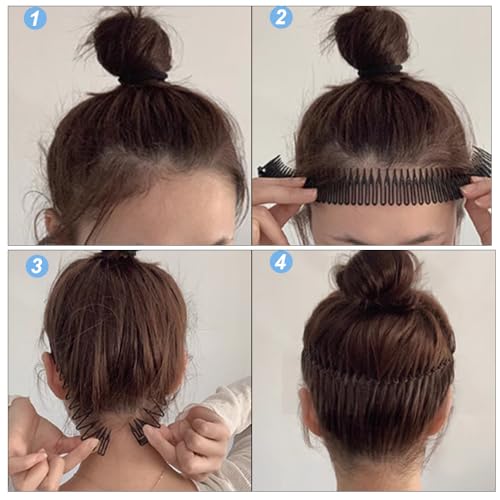 Voll Kreisförmig Stretch, 2 Stücke Kamm Flexibler Kunststoff, Stretch Haarkamm, Stretchkamm, Stirnband Haarbandhalter