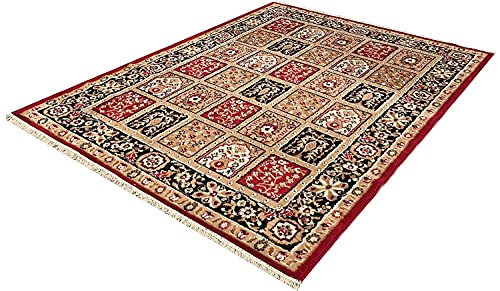Image of Soft Washable Beautiful Acrylic Rugs for Home Decor Living Room 5x7 feet (150 x 200 CM) Red