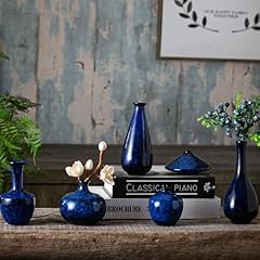 Blue Bud Vases