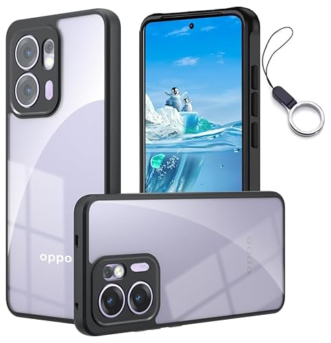OPPO Reno13 A �P�[�X���� �I�b�|���m13 A �J�o�[ �S�ʕی� �ϏՌ� �����Y�ی� ���^ �y�� �w��h�~ ���΂݂Ȃ� �X�g���b�v�z�[�� OPPO Reno13 A�P�[�X(����/�u���b�N)