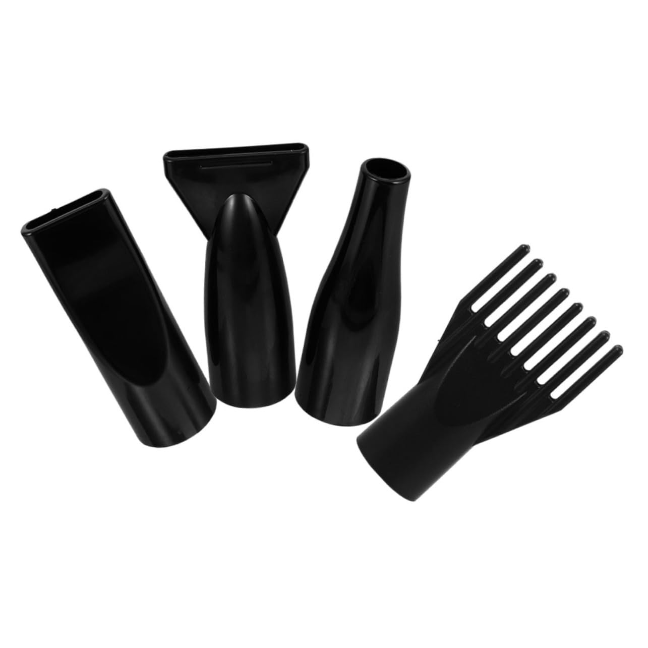 Ipetboom Set 4 Ugelli per Asciugacapelli per Animali Domestici in Abs, Accessori per Toelettatura Funzione Soffio e Pettine, per Asciugatura e Styling Preciso