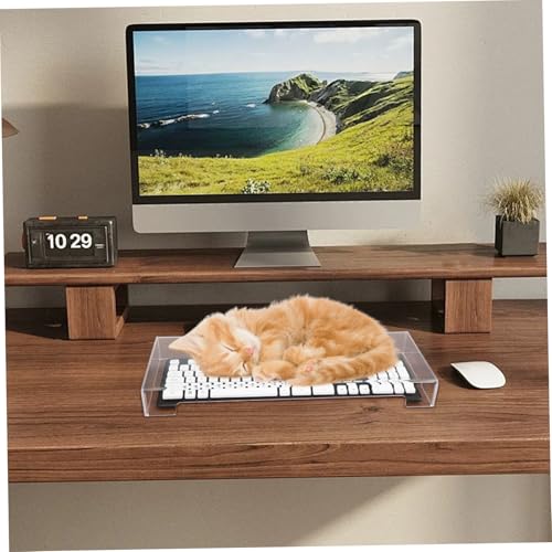 Protector de teclado de acrílico transparente Alipis con función antigolpes para hogar 5