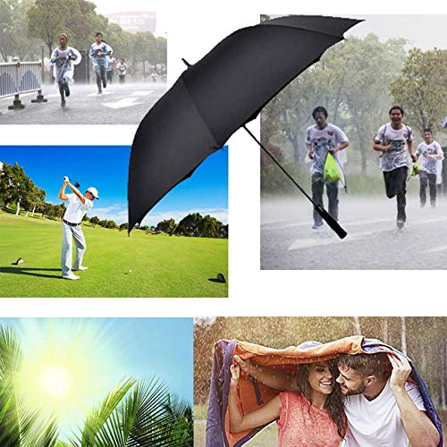 Teastar Big Umbrella Large Golf Umbrella 60 Inch Automatic Open Extra Large Windproof Umbrella Waterproof Sun Rain Protection Stick Umbrellas Teflon Rain Repellant #TOP1