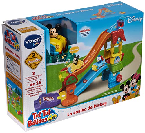 Vtech Play Set Electrónico Interactivo Con 'La Casita' Y Un Coche Exclusivo De Mickey