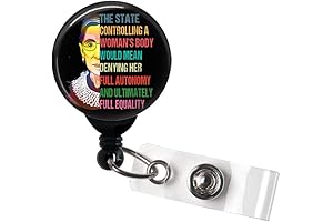 RBG | 'The State Controlling a Woman's Body...' Retractable Badge Reel