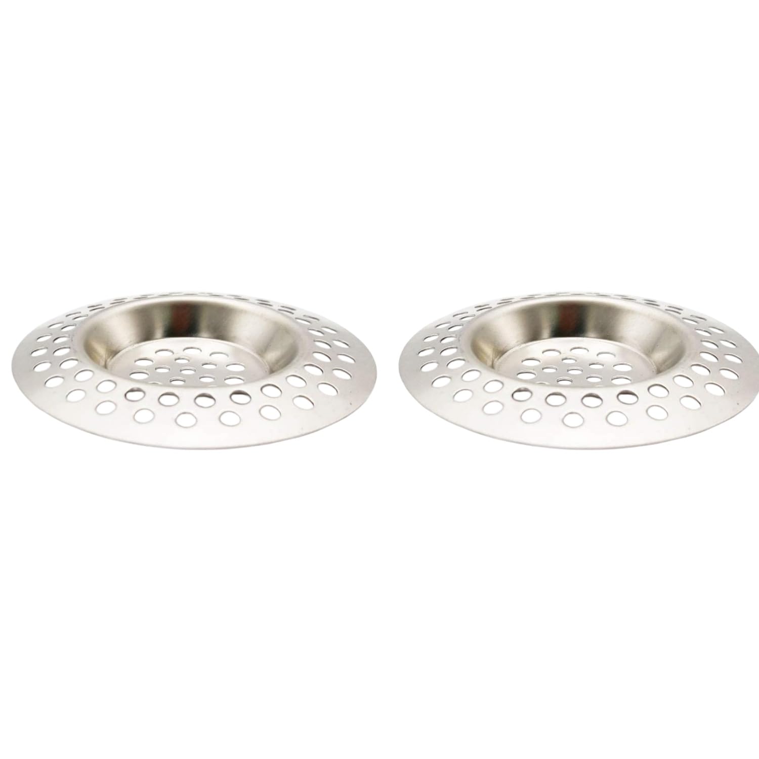 Juliyeh (4 pcs) 70mm Stainless Steel Kitchen Sink Strainer Plug Sink Sieve Sink Hole Strainer Drain Protector for Bathroom and Kitchen, Hair Catcher Stopper for Bathtub