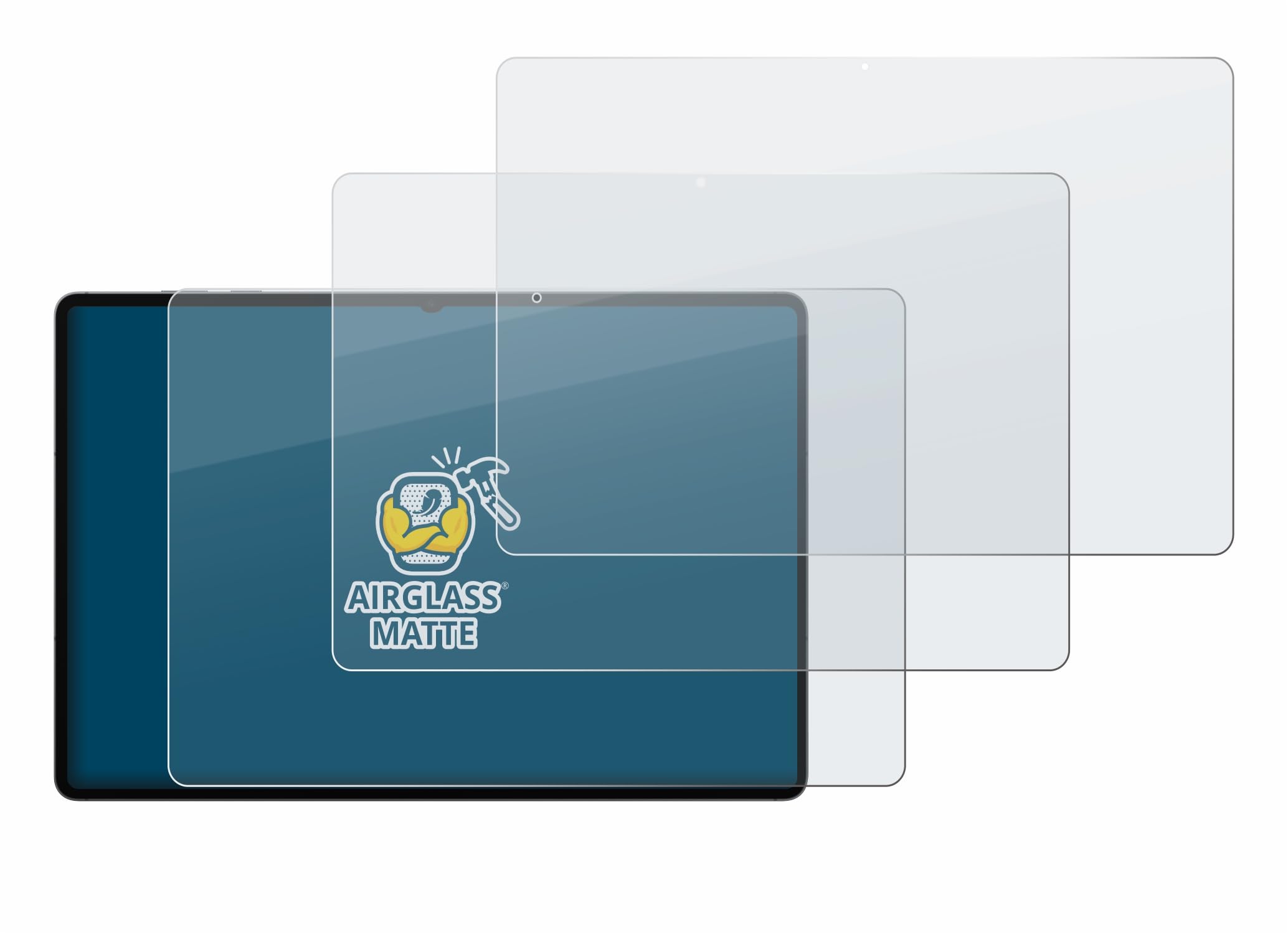 brotect 3 Pezzi Pellicola Vetro per Samsung Galaxy Tab S11 Ultra | Opaca Protezione Schermo Made in Germany, Anti-Riflesso Durezza 9H Anti-Graffio