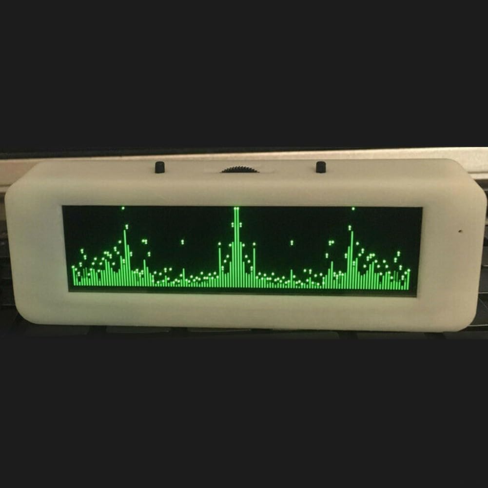 Égaliseur audio graphique, 7,9 cm pour OLED Music Spectrum Display Analyzer Indicateur de niveau audio 8 effets d'affichage VU mètre (vert)