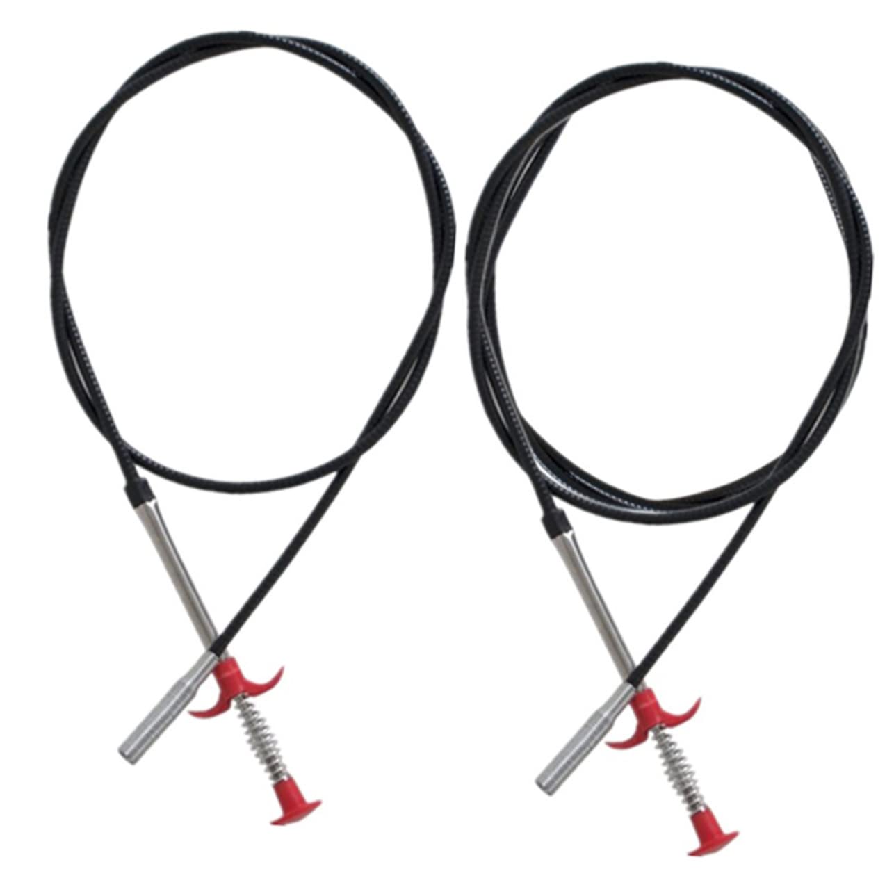 FRCOLOR Pipeline Hook Drain Tool Flexible Grabber Tool Extendable Reacher for Bathroom Kitchen Cleaning