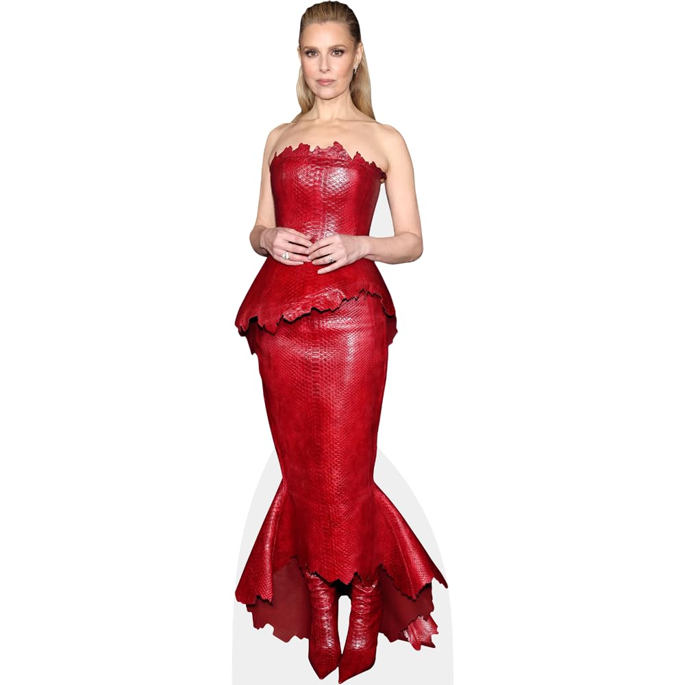 Celebrity Cutouts Mini Size Cutout Cara Buono (Red Dress)