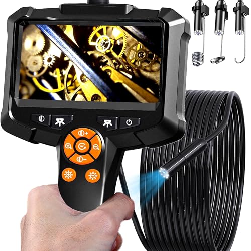Daxiongmao Endoscope Camera with Light, 1080P HD Borescope with 8 Adjustable Lights, IP67 Waterproof...