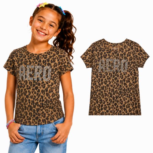 Image of Girls T Shirts - Soft Cotton Blend Short Sleeve Cute Graphic Tees - Classic Crewneck Logo Tee Girls Shirts (Sizes: 7-16)