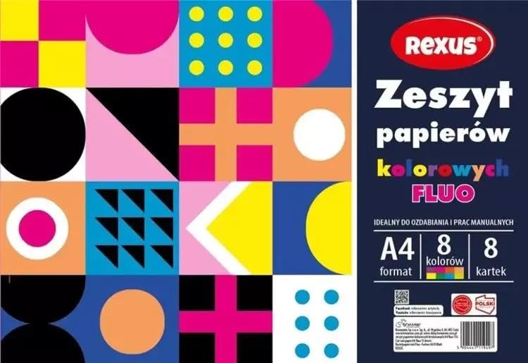 Cahier de papier couleur fluo A4 pour organiser ses fiches de révision