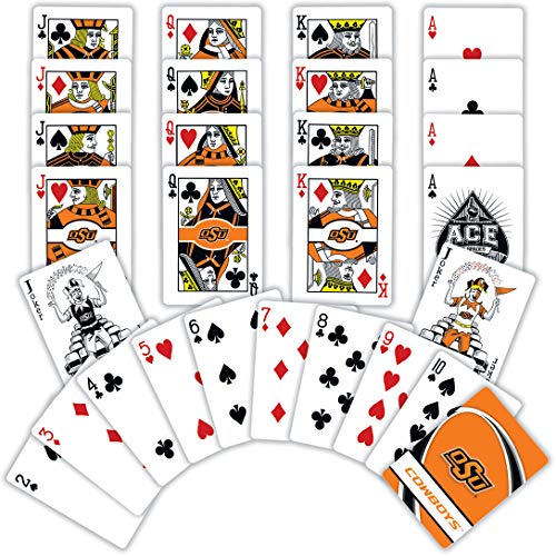 Image of Masterpieces NCAA Sports Playing Cards - Oklahoma State Cowboys Official Poker Deck