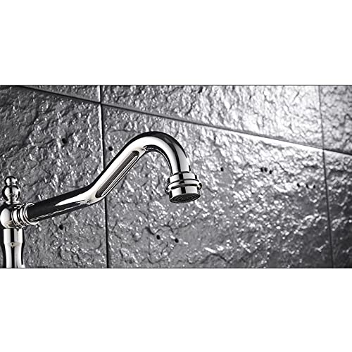 Robinet de cuisine en laiton commercial avec double commande - 4