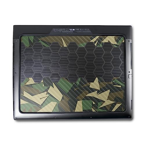 Image of MightySkins Carbon Fiber Skin Compatible With Alienware M18 R1 (2023) Full Wrap Kit - Polygonal Camo | Protective Durable Textured Carbon Fiber Finish | Easy To Apply & Change Styles | Made in the USA