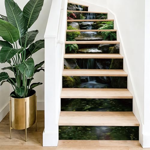Décoration escalier cascade imperméable lot de 15 bandes en vinyle - 6