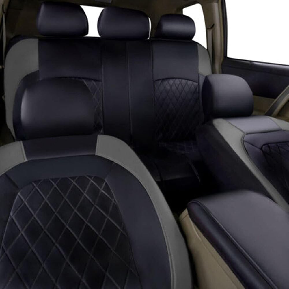 Fundas de Asientos Coche para Ford Tourneo Connect/Tourneo Connect/Tourneo Courier/Tourneo Custom, Juego Completo Protector de Cubreasientos Compatibles con Airbags Laterales Interior Accesorios