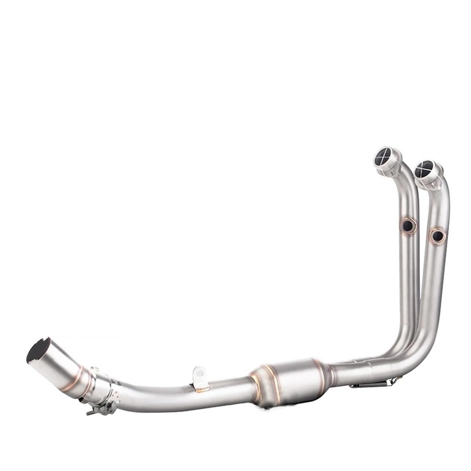 Pasuje Do Cfmoto 450SR 450 SR Motocyklowe Układy Wydechowe Ze Stali Nierdzewnej Zmodyfikuj Tłumik 51mm Łącznik Przedni rura wydechowa