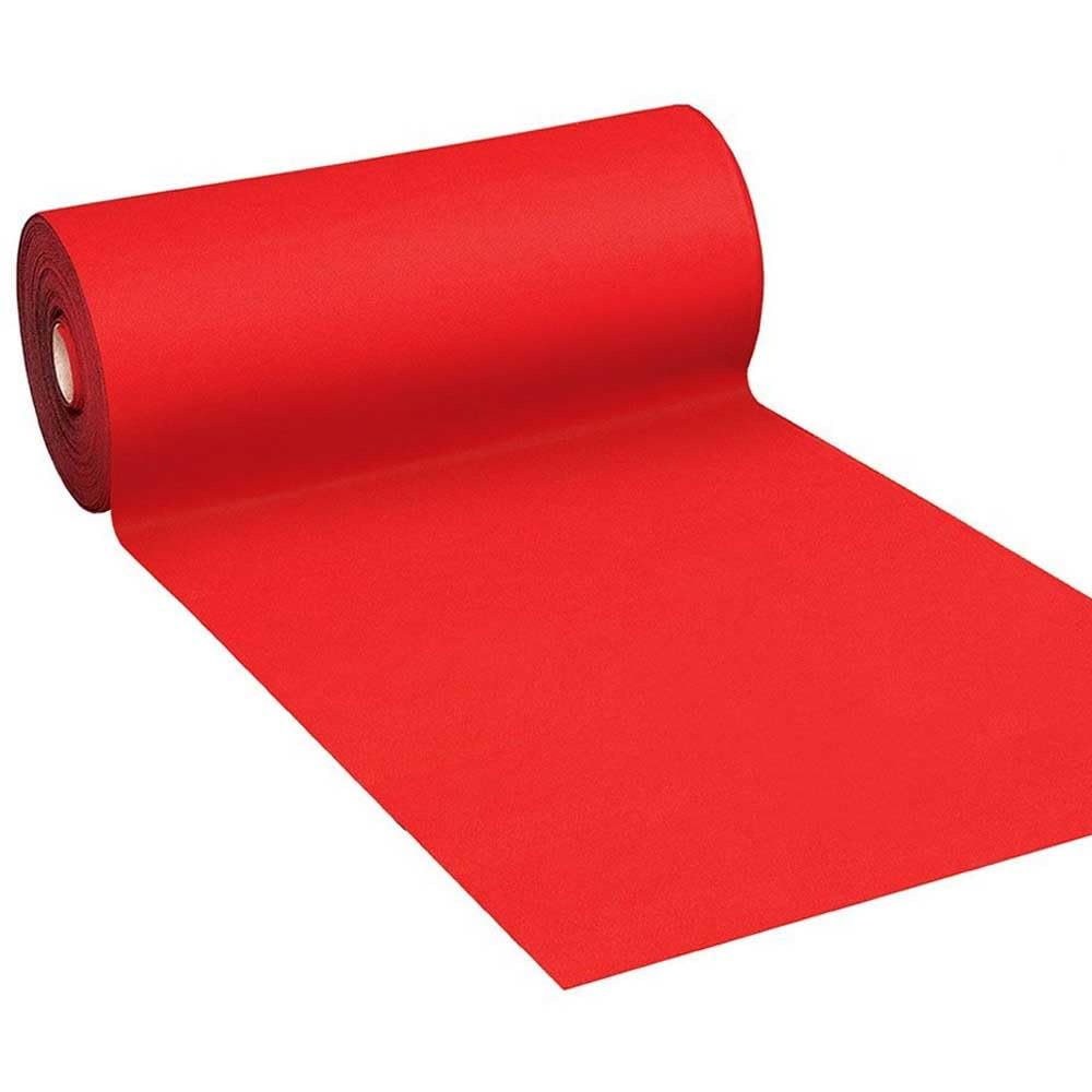 Tapis de couloir rouge grand passage rouleau de sol 1x30 m terrasse