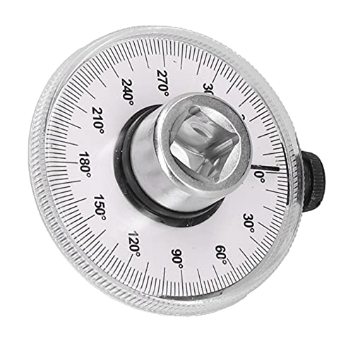 360° Drehmoment-Winkelmessgerät 1/2 Zoll Antriebsrotationsprüfer Messwerkzeug Universal für Auto