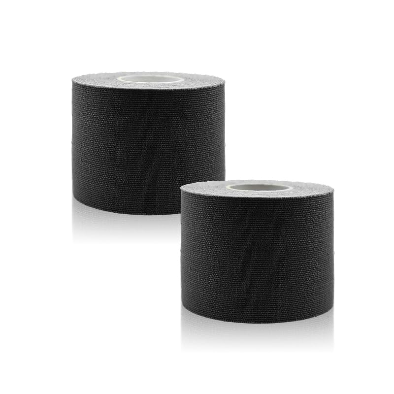 Kinesiology Tape 2-Pack -Twelve Colors Regular Original Cotton Elastic Athletic Tape for Support and Recovery Sports Tape 2in