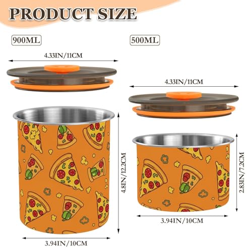 Envase Hermético de Acero Inoxidable para Café 900 ml miniatura 2