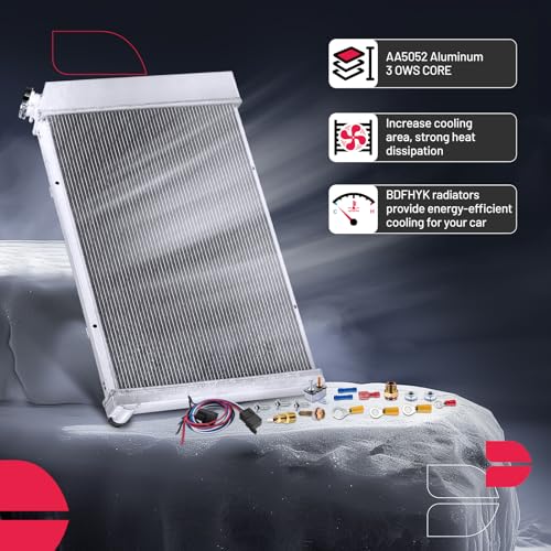 Image of BDFHYK Radiator with Fan, Thermostat Switch for Chevy C /K Series 75-80