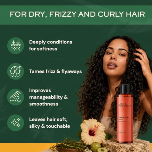 Life & Pursuits Bhringraj Hair Oil, 6.8 Fl Oz - Ayurvedic Hair Growth Oil with Rosemary, Amla & Tea Tree, Natural Scalp Oil for Dry Hair, Dry Scalp, Frizzy & Curly Hair, Weak Roots, Men & Women Alternate view