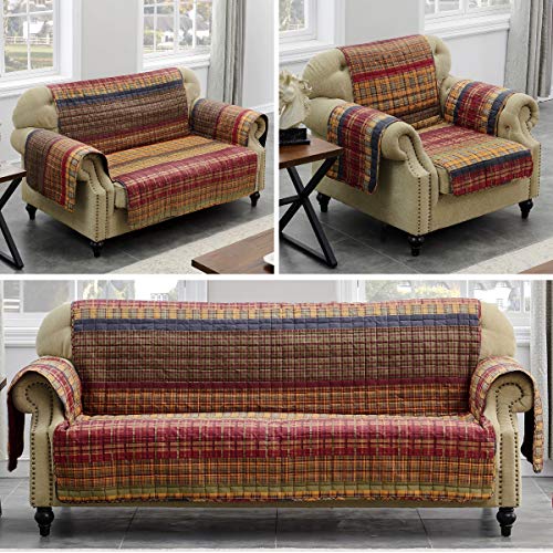 Greenland Home GL-1707CFPS Gold Rush Slipcover, Sofa thumb #2