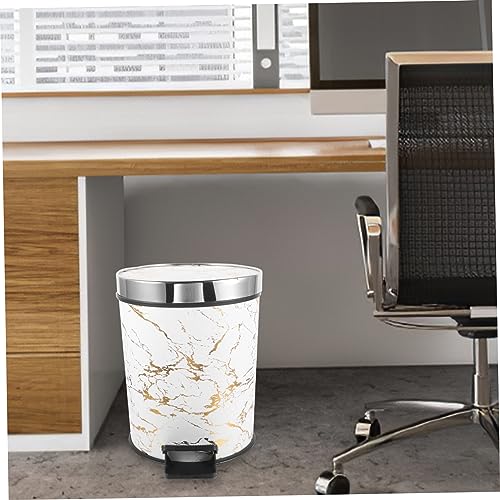 Caneca de basura de pedal 8L para cocina y baño miniatura 7