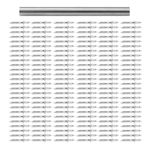 100 Clavos de Cabeza Doble para Rodapié Sin Costura para Madera Maciza miniatura 1
