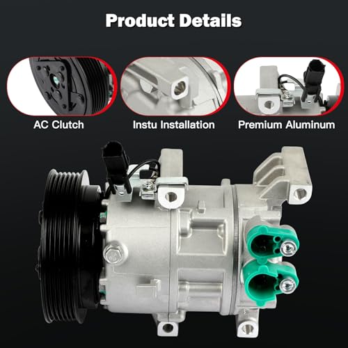Image of CCIYU AC Compressor w /Clutch for Kia Soul 1.6L 2010-2011