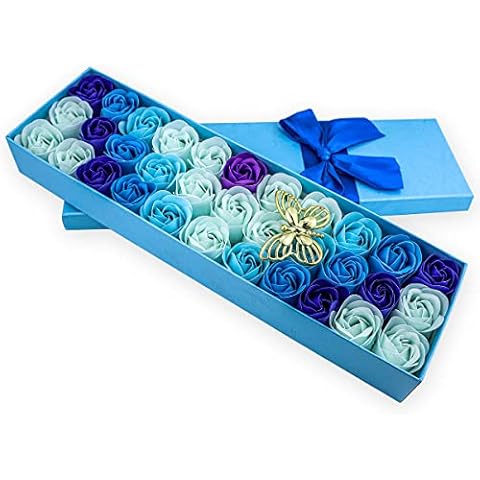 JIALEEY 33 PCS Soap Rose Flower Gift Set Cover