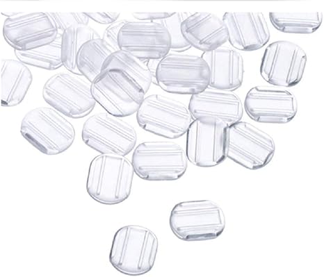 Amazon Com Vanvene 24 Clear Comfort Pads Earring Cushion For Clip On Earrings Home Kitchen