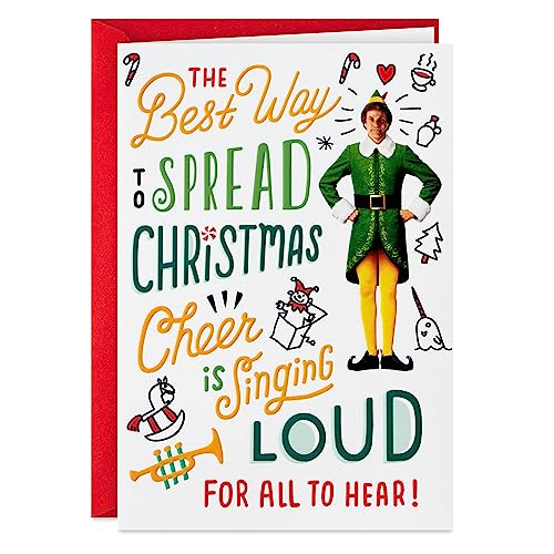 Hallmark Weihnachtskarten-Set 'Elf' – 16 Karten Mit Umschlägen & Fröhlichem Buddy-Design (11,7x17,3 Cm)