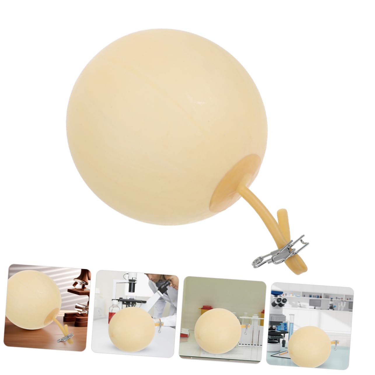 MAGICLULU Lot De 4 Vessies Gonflables En Latex Pour Échantillonnage De Gaz, Collecteur De Prélèvement En Laboratoire, Outil Professionnel Polyvalent Pour Analyse Industrielle Et Environnementale
