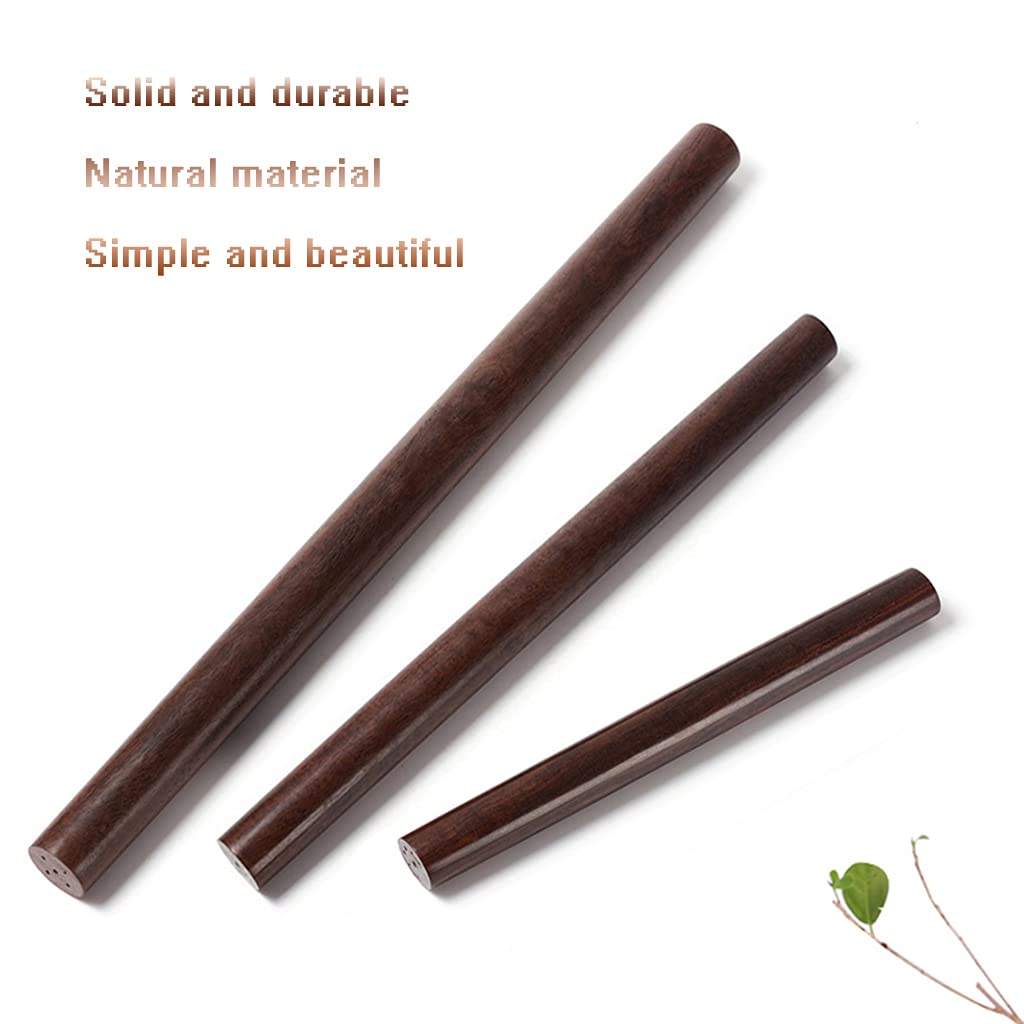 Rodillos De Cocina, Varilla De Masa De Ébano Francés para Hornear, Pastelería, Pizza, Pastel, Galletas, Suministros Esenciales, Regalo para Panadero,50 * 3cm